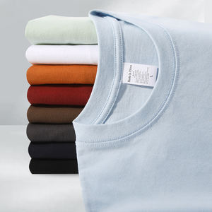 Benutzer definierte 100% Baumwolle Plain Herren T-Shirt Hochwertige Plus Size Jersey mit kurzen Länge Casual Style Hals Kragen <span class=keywords><strong>Anime</strong></span> Muster - Product Image 4