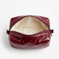 Sac de rangement pour maquillage imperméable à la mode avec fermeture à glissière, en polyester, étui cosmétique
