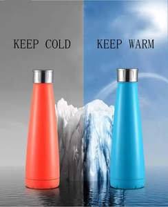 Metallic Texture Stainless Steel <b>Water</b> <b>Bottle</b> Souvenirs Double Wall Vacuum Insulated with BPA Free <b>Custom</b> Logo - Product Image 2