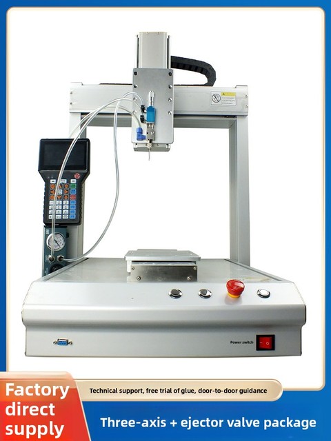 Automatic Three-Axis Dispensing Machine System UV Glue Silicone Oil Ink Alcohol High Precision Motion Platform Made China 3