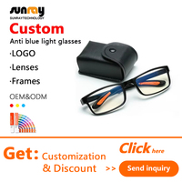 Lunettes de lecture pliables miniatures avec filtre anti-lumière bleue optique pour ordinateur et mobile
