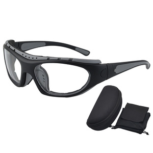 Gafas de Motociclismo con Montura Completa, Lentes de Policarbonato con Protección UV, Antideslizantes, Gafas Deportivas para Exteriores, Modelo 9060 para Hombre - Product Image 3