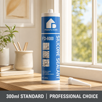 Scellant silicone neutre écologique FEIDU FD-6000 300ml, haute résistance adhésive, adhésif UV, décoration intérieure, étanchéité des fenêtres