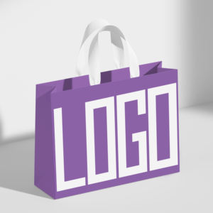 Sacs en papier pour emballages cadeaux avec design personnalisé, vente en gros, logo personnalisé, papier fantaisie de luxe, flexographie OEM - Product Image 1