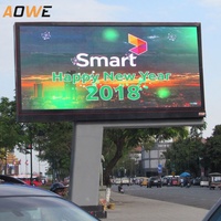 Aowe Großhandel 3D 4K Vollfarb-LED-Bildschirm Panel Outdoor-Video P2.5 P3 P4 LED-Poster Store front Display Werbung LED-Bildschirm