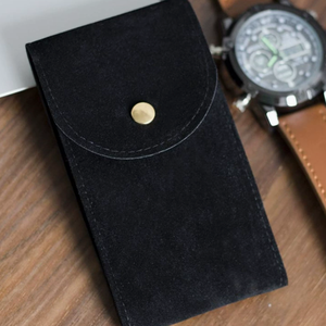 Estuche de terciopelo de lujo para reloj, bolsa de almacenamiento vintage para reloj, funda suave para reloj para viajes de negocios - Product Image 5