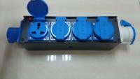Équipement de distribution d'énergie industrielle ST Model ST-001A35 4 voies/6 voies 380V 10A, panneau en acier, interrupteur français, prise universelle