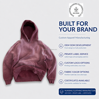 Sudadera con Capucha para Hombre, Color Borgoña, Lavado Personalizado, Estilo Vintage, Oversize, Streetwear, Prenda Lisa, Fabricante OEM