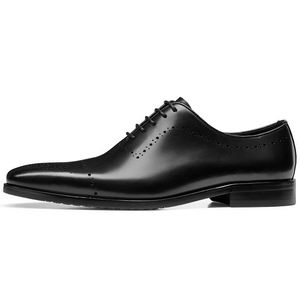Genuine Leather <b>Dress</b> Shoes Oxford Business Wedding <b>Man</b> Formal <b>Dress</b> Shoes <b>Men</b> Casual Brand Handmade Leather Shoes - Product Image 2