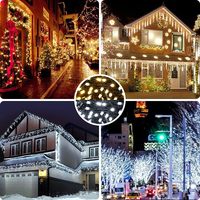 50M 100M LED Fairy String Lights Wasserdichte Weihnachts garten leuchten im Freien Dekorative Patio Party Hochzeit Twinkle Lights