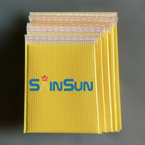 ถุงไปรษณีย์กันกระแทกสีน้ำเงินแบบขายส่ง ถุงโพลีเมลสีดำด้านสำหรับถุงเท้าและรองเท้า - Product Image 3
