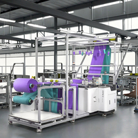 Machine à coudre automatique et intelligente à double couche pour tissus textiles domestiques, avec un excellent service et le meilleur prix