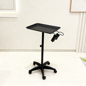 <span class=keywords><strong>Chariot</strong></span> de rangement pour outils de coiffure en acier inoxydable de luxe, pour salon de coiffure, <span class=keywords><strong>porte</strong></span>-outils, <span class=keywords><strong>chariot</strong></span> roulant commercial, <span class=keywords><strong>plateau</strong></span> pour coloration de cheveux - Product Image 1