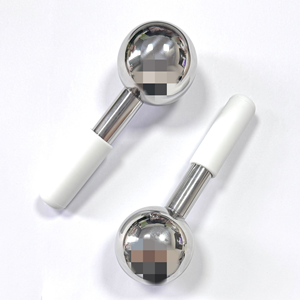 Wholesale Stainless Steel Facial Ice Roller Globe with Handle - Dark Circles and Acne Treatment - Product Image 5