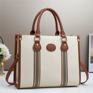 Bolso de Hombro Diagonal de PU con Cremallera y Patrón a Cuadros para Mujer, Estilo Coreano, Texturizado, Otoño 2026, Novedad de Fabricantes - Product Image 1
