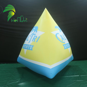 Bouée tubulaire <span class=keywords><strong>gonflable</strong></span> flottante de haute qualité, pour l'extérieur, personnalisé, en forme de Triangle, pour la publicité - Product Image 6