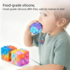 Jouet éducatif anti-stress en silicone de qualité alimentaire, modèle souris répulsive 3D, best-seller transfrontalier - Product Image 3