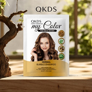 QKDS Mousse de Coloración Capilar Orgánica, Precio Económico al por Mayor, Sin Decoloración de la Piel, Protección Ultra Suave, Uso Diario en el Hogar - Product Image 2