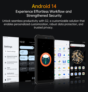 Oukitel G2 công nghiệp gồ ghề điện thoại ip69k MIL-STD-810H <span class=keywords><strong>Android</strong></span> 14 6300mAh GPS xây dựng KHAI THÁC MỎ - Product Image 6
