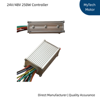 Contrôleur de moteur BLDC à onde sinusoïdale de petite taille 24-48V 250W avec frein électronique, indice de protection IP20, courant 5A pour trottinette électrique