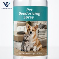 Spray super désodorisant pour chiens et chats 500 ml, éliminateur d'odeurs pour animaux de compagnie sans parfum, élimination instantanée des odeurs désagréables