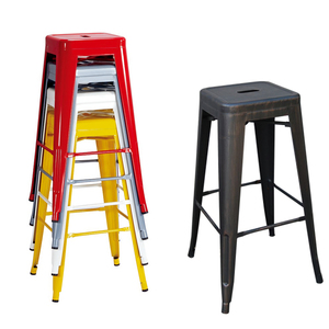 <span class=keywords><strong>Tabouret</strong></span> <span class=keywords><strong>de</strong></span> <span class=keywords><strong>bar</strong></span> en métal empilable à dossier bas avec cadre en acier enduit <span class=keywords><strong>de</strong></span> poudre, prix d'usine, Chine - Product Image 1