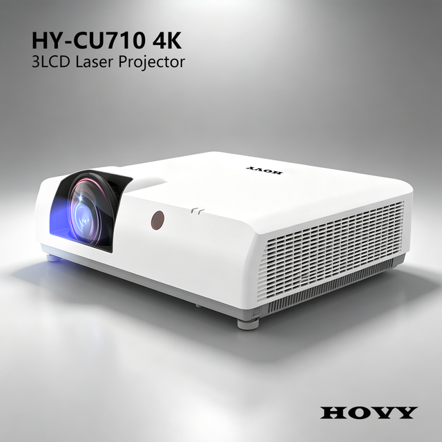 High-Brightness 4K 3LCD Laser Projector 7000 Lumens Features 1.6X Zoom & Keystone for Exhibition Halls Design Included
