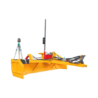 Niveleur laser agricole, système de contrôle laser, nivellement des terres agricoles, irrigation de précision, niveleur monté sur tracteur