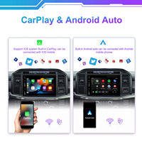 Autoradio Android 15 7 pouces 2+64 Go Stéréo de voiture Carplay Android Auto GPS WiFi BT RDS pour Ford F150 2004-2008