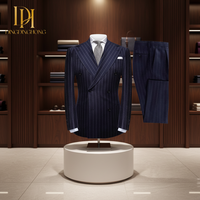 Ensemble de costumes de blazer croisé de bonne qualité pour homme, idéal pour les affaires, le bureau, les événements formels et les mariages