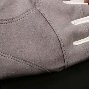 Guantes de pesca de cuero de ciervo, impermeables, con dedos abiertos, para pesca con mosca, unisex, izquierdo o derecho, individuales o en pareja, color aleatorio - Product Image 3