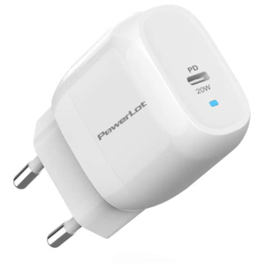 Cargador Rápido PowerLot 20W GaN <span class=keywords><strong>II</strong></span> PD 3.0 USB C, Adaptador de Pared Plegable para <span class=keywords><strong>iPhone</strong></span> 14 13 iPad, Certificado UL FCC CE, Mini Enchufe de Viaje - Product Image 1