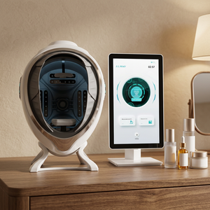 Espejo mágico 3D con IA para análisis facial, detector de cuero cabelludo, sistema de imagen facial, escáner, almacenamiento en la nube de datos, analizador de piel con diagnóstico. - Product Image 1