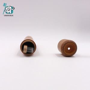 Cepillo de Dientes de Bambú para Adultos con Cerdas de Carbón, Biodegradable, Ecológico, con Tubo de Almacenamiento TBB-1001 - Product Image 5