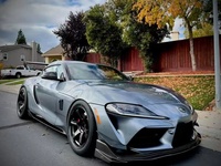 Jupes latérales en fibre de carbone style VRS pour Toyota Supra A90 A91 MKV mise à niveau à l'état neuf