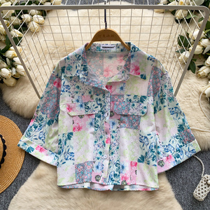 夏用半袖カジュアルブラウス レディース 無地シャツ エレガントトップス レディース服 卸売 - Product Image 3