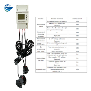 200A 300A 3 fasi CT corrente trasformatore collegare morsetto potenza bidirezionale Zero dispositivo di esportazione per Inverter <span class=keywords><strong>Modbus</strong></span> protocollo - Product Image 2