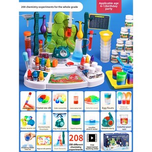 Khoa Học thí nghiệm nhỏ thiết lập Bảng điều khiển thử nghiệm phun trào núi lửa mẫu giáo thiết bị thí nghiệm đồ chơi giáo dục cho trẻ em - Product Image 6
