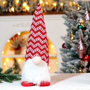 Decorazione natalizia decorazione senza volto vecchio uomo oggetto di visualizzazione della bambola di natale forniture per bambini figurina da tavolo all'ingrosso - Product Image 4