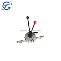 Caja de Control para Mezcladora de Acero GJ1102C con Control de Dos Palancas para Acelerador y Bomba