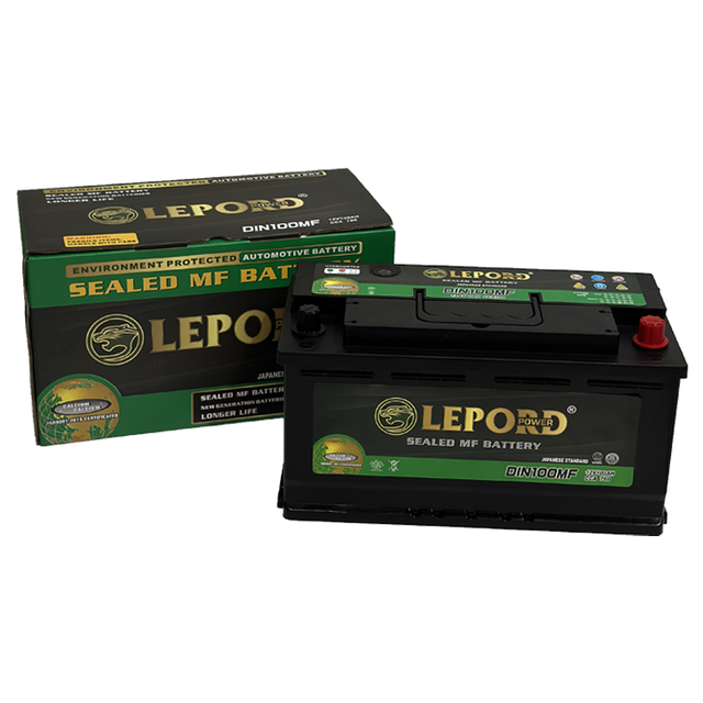 Super Pro Start Car Battery Korean 12V DIN100 60038 100ah Amp Carbattery Lead Acid Maintenance Free German Car Batteries