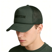 Topi Trucker Bordir SWEETOCEAN Kualitas Premium untuk Unisex, Bagian Belakang Berbahan Mesh yang Bernapas, Dapat Disesuaikan, Cocok untuk Olahraga Luar Ruangan, Model Snapback