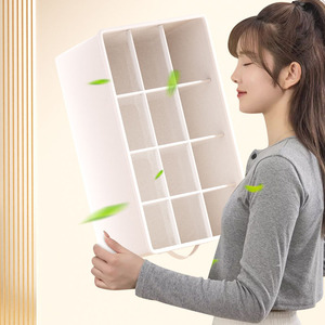 Clothing Organizer <b>Storage</b> Box With Compartments Foldable <b>Stackable</b> For Wardrobe <b>Drawer</b> Organization - Product Image 3