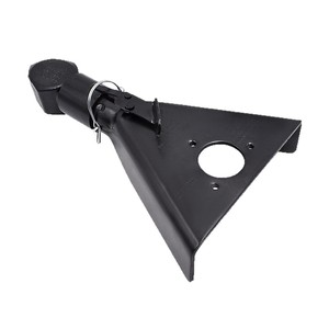 Cache-roue de remorque en forme de A, 12500 lb, en acier au carbone noir, pour voitures, camping-cars et accessoires de camping - Product Image 1
