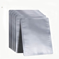 Sachet en aluminium laminé personnalisé avec logo imprimé, fermeture éclair thermoscellable, résistant à l'humidité, en PE/PET/PA/AL/CPP