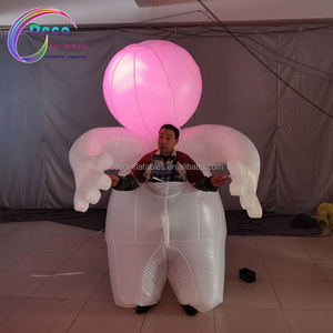 Disfraces Divertidos de Halloween <span class=keywords><strong>para</strong></span> Hombre y <span class=keywords><strong>Mujer</strong></span>, Disfraces Inflables de Muñeca Rosa, Trajes Divertidos y Gordos - Product Image 2