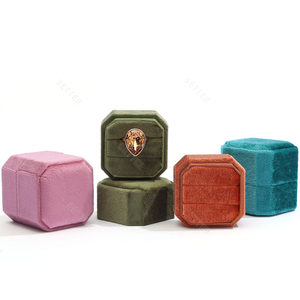 Wholesale Travel Jewellery Organizer Case <strong>Mini</strong> Small Gift Rings Pendant Storage Velvet <strong>Jewelry</strong> <strong>Box</strong> - Product Image 2