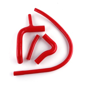 NOUVEAU KIT DE DURITE DE RADIATEUR EN SILICONE ROUGE POUR AUSTIN/ROVER <span class=keywords><strong>MINI</strong></span> <span class=keywords><strong>COOPER</strong></span> S 1275 GT CLUBMAN 1960-1990 - Product Image 1