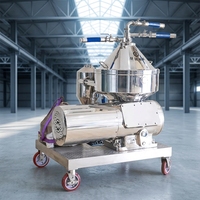 Centrifugeuse à disques industrielle en acier inoxydable à entraînement motorisé pour la séparation automatique des protéines de lait de soja – Vente directe usine