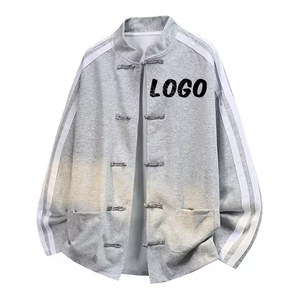 Giacca Cinese da Uomo 2026 OEM/ODM, Nuovo Modello Reversibile a Doppio Lato, Cappotto Vintage Stile Tang, Abbigliamento Tradizionale Cinese Streetwear - Product Image 1